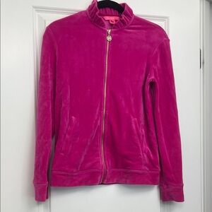 Lilly Pulitzer 💕 Fuchsia Velour Jacket